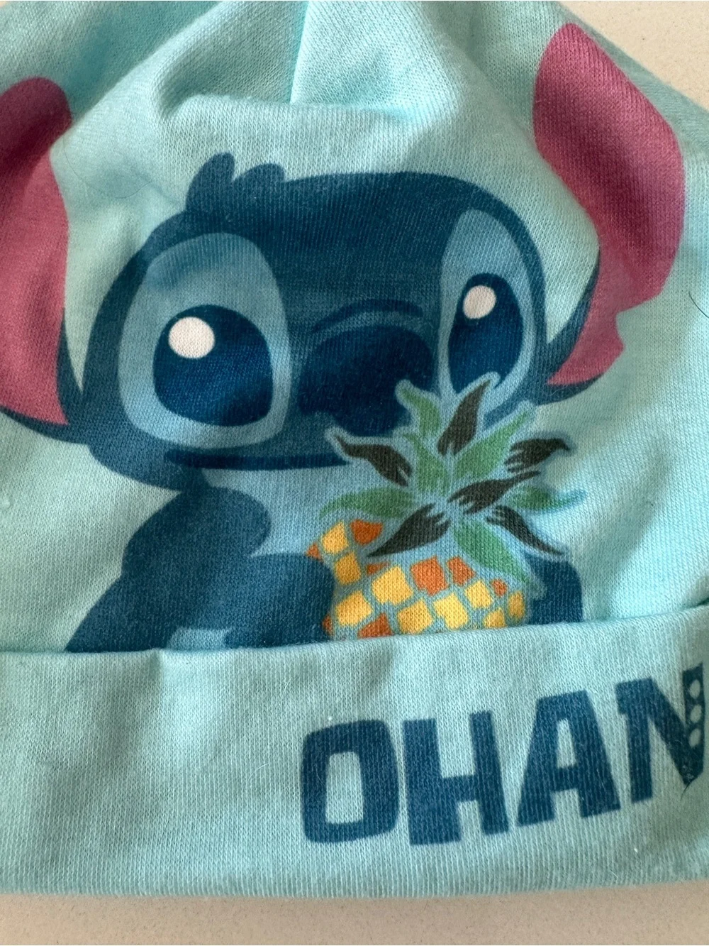 Baby newborn Disney Ohana Lilo & Stitch hat 0-12 months